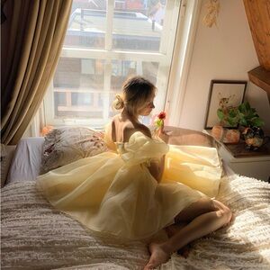 Selkie Banna puff dress xs